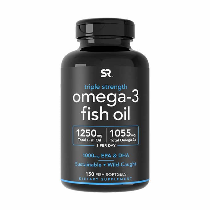 Triple Strength Omega 3 Fish Oil 1250 mg 150 ct H230