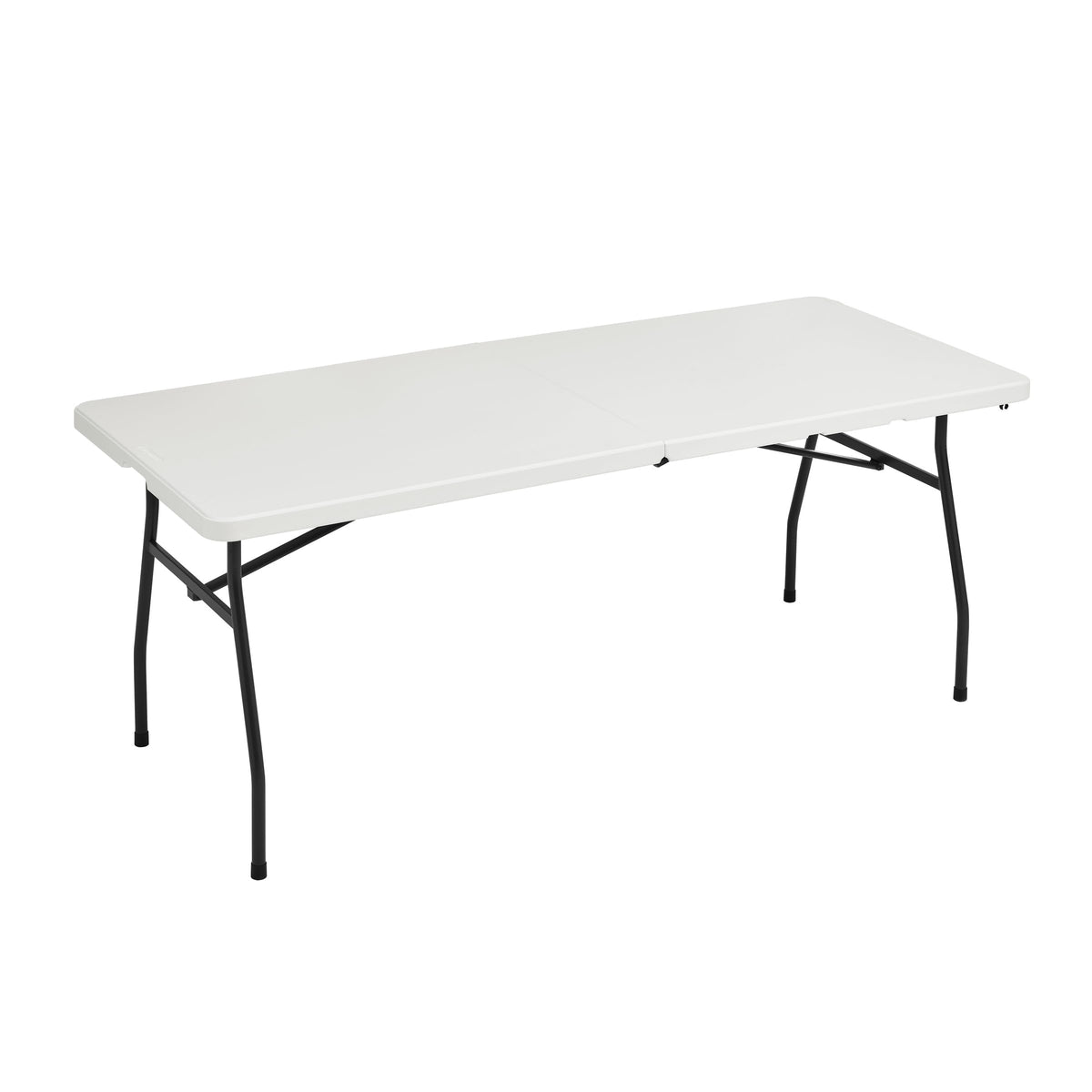 Heavy Duty Portable Folding Table, 6 ft, White U38087