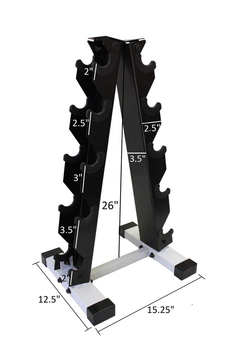 Neoprene Dumbbell Set with Rack T303755