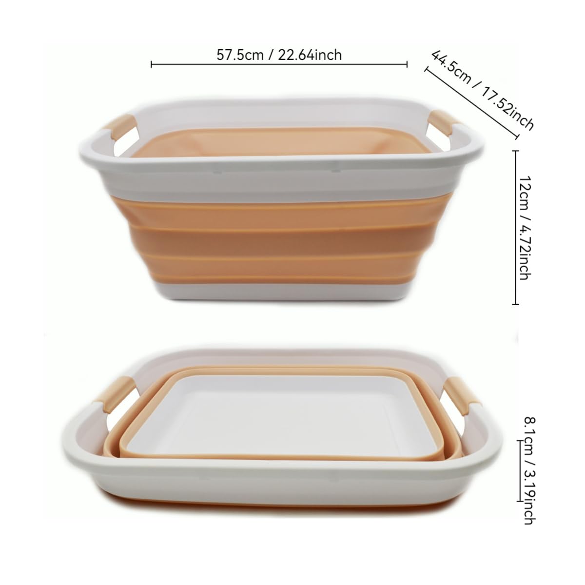 Collapsible Plastic Laundry Basket X930128