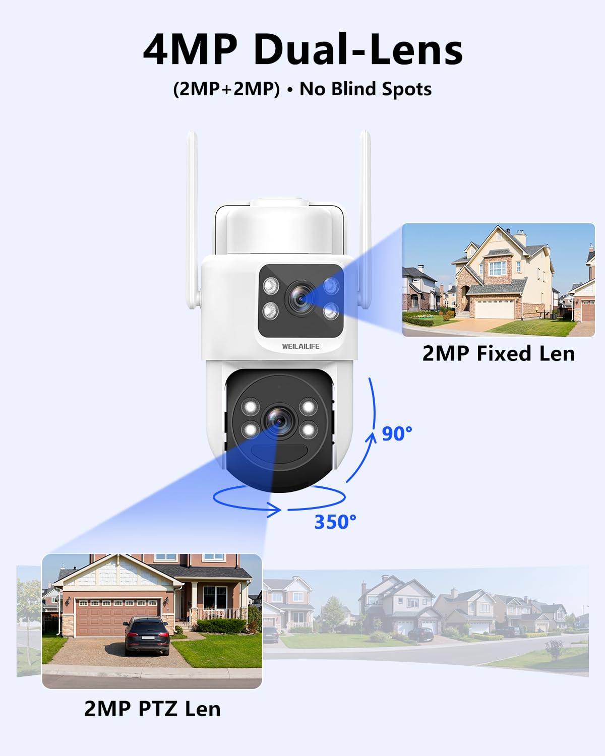 Wireless Security Camera System with 10" HD Monitor O73215
