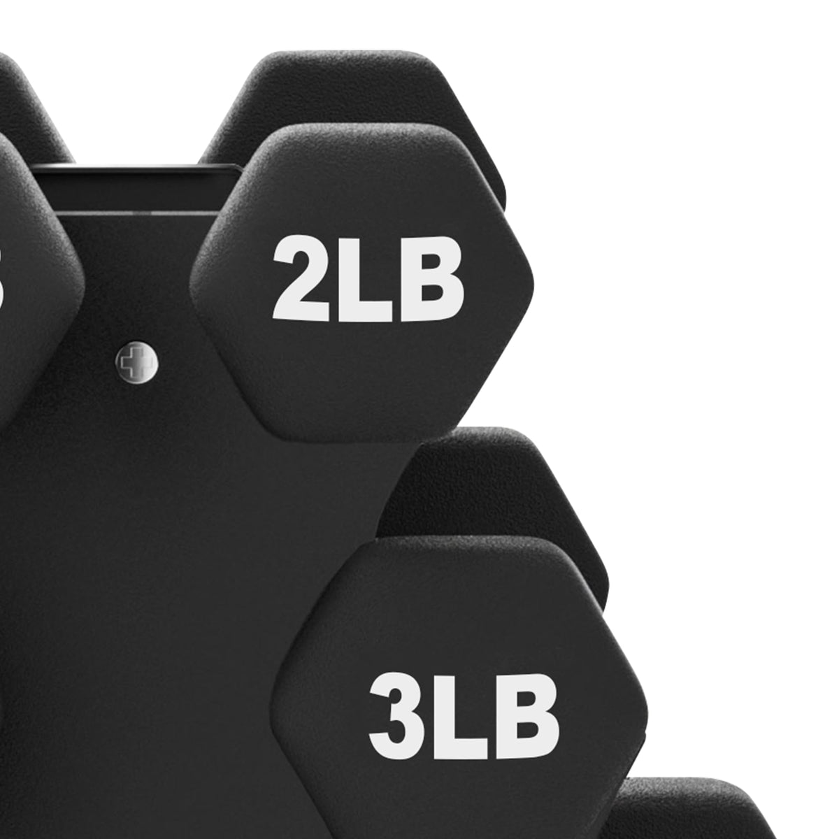 Neoprene Dumbbell Set with Rack W7667