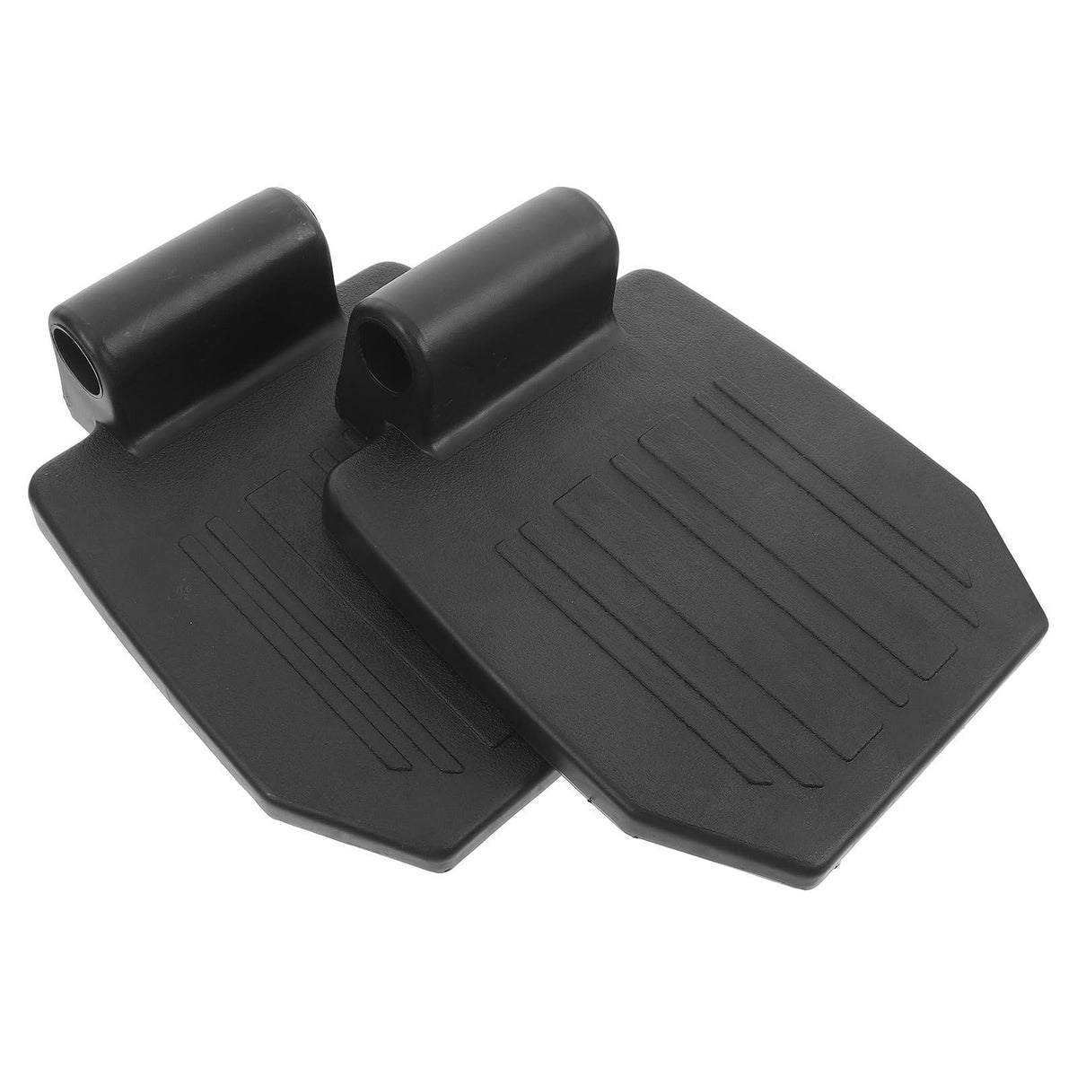 2pcs Heavy Duty Wheelchair Footrest Pedal Replacement Footplates with Leg Pads Y18533