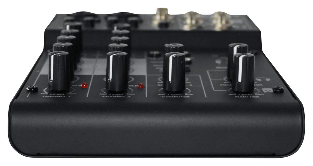 4-Channel Pro Recording Mixer with USB Interface O324105