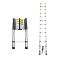 12.5FT Aluminum Telescoping Ladder 300 lbs C391