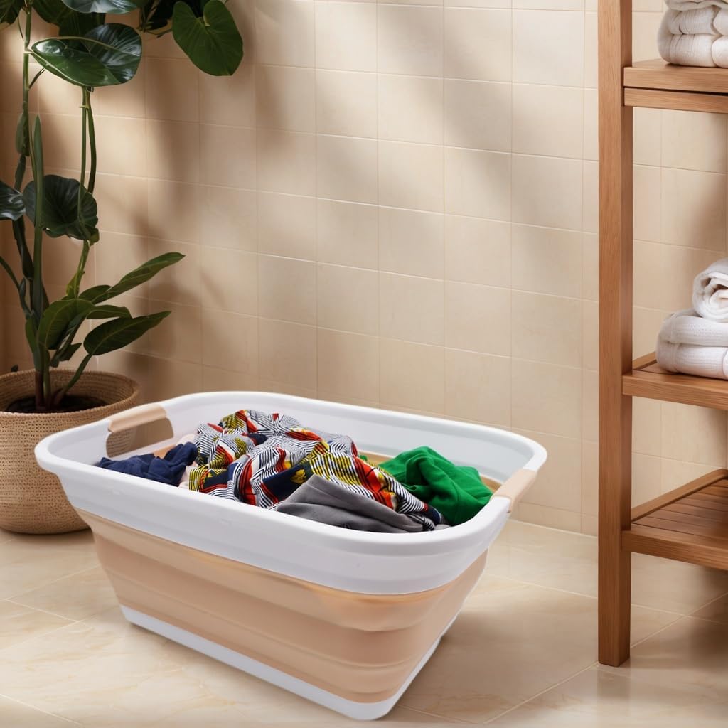 Collapsible Plastic Laundry Basket X930128