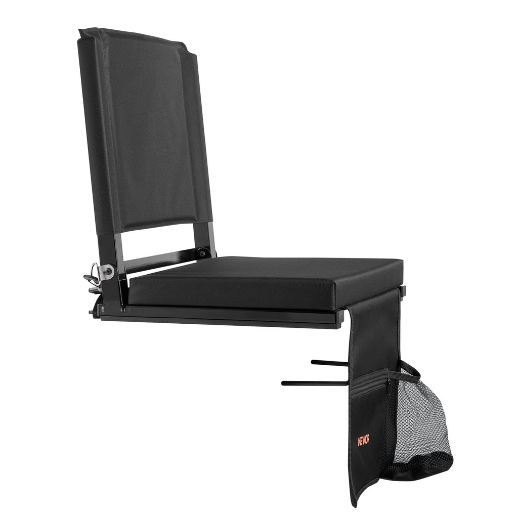 Folding Bleacher Seat with Back Support and Cushion P84219