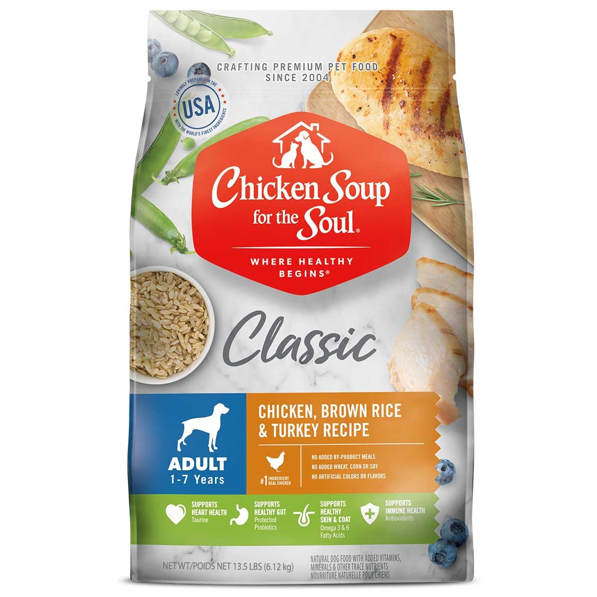 Chicken Brown Rice & Turkey Dry Dog Food 13.5lb Z219276