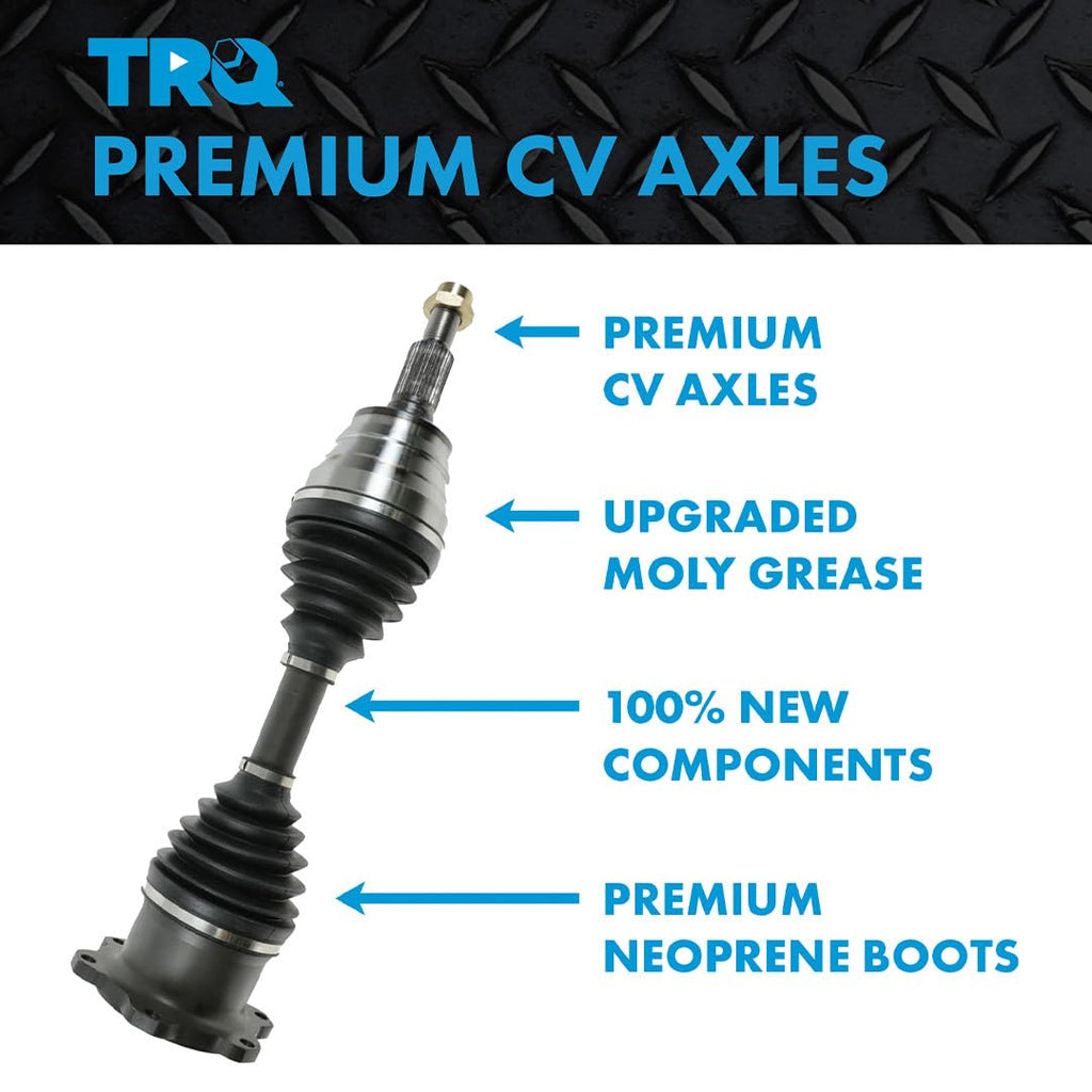 Front CV Axle Assembly Set 4 Piece W969