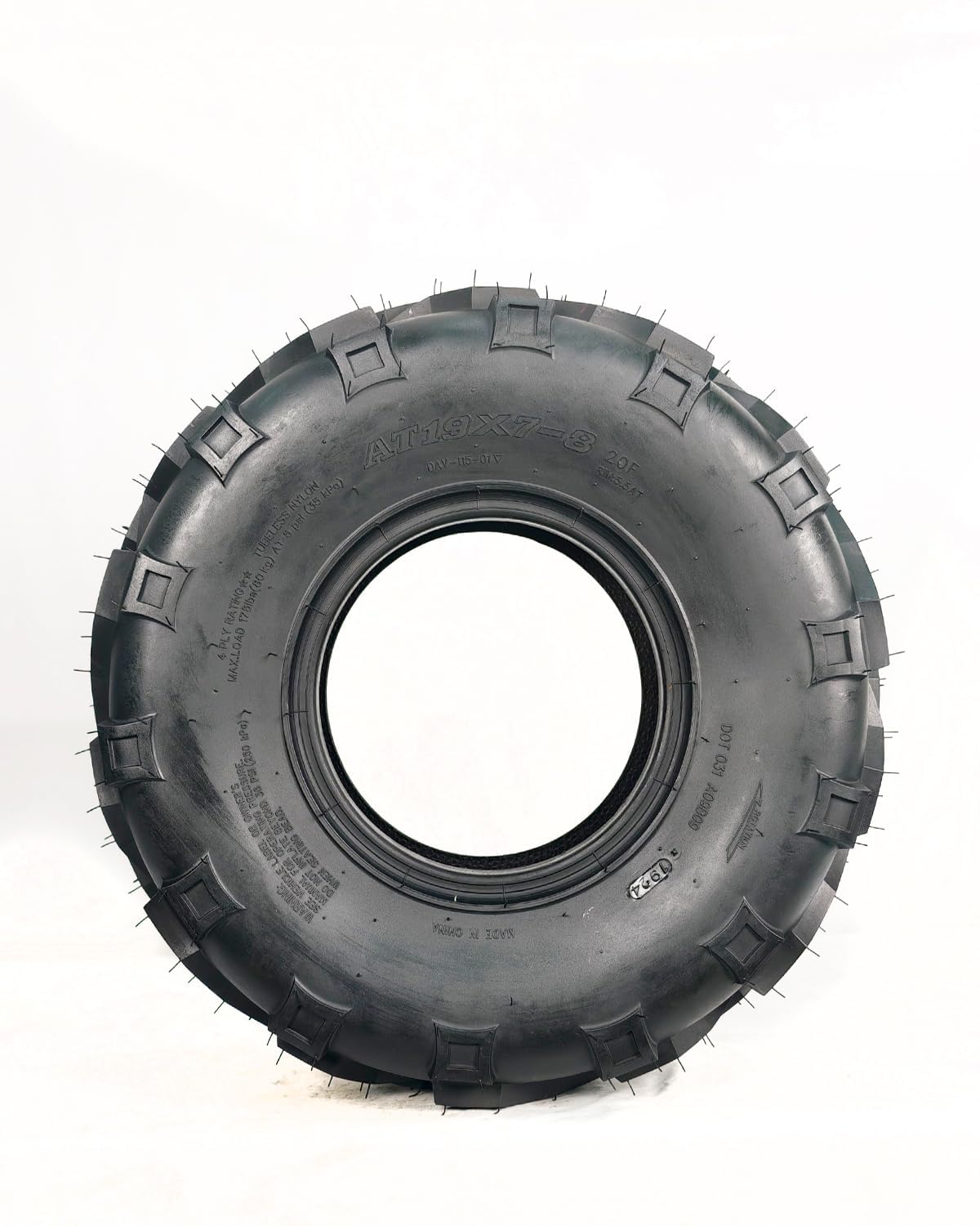 2 Pack 19x7-8 ATV Tires 4PR Tubeless All Terrain Q5485