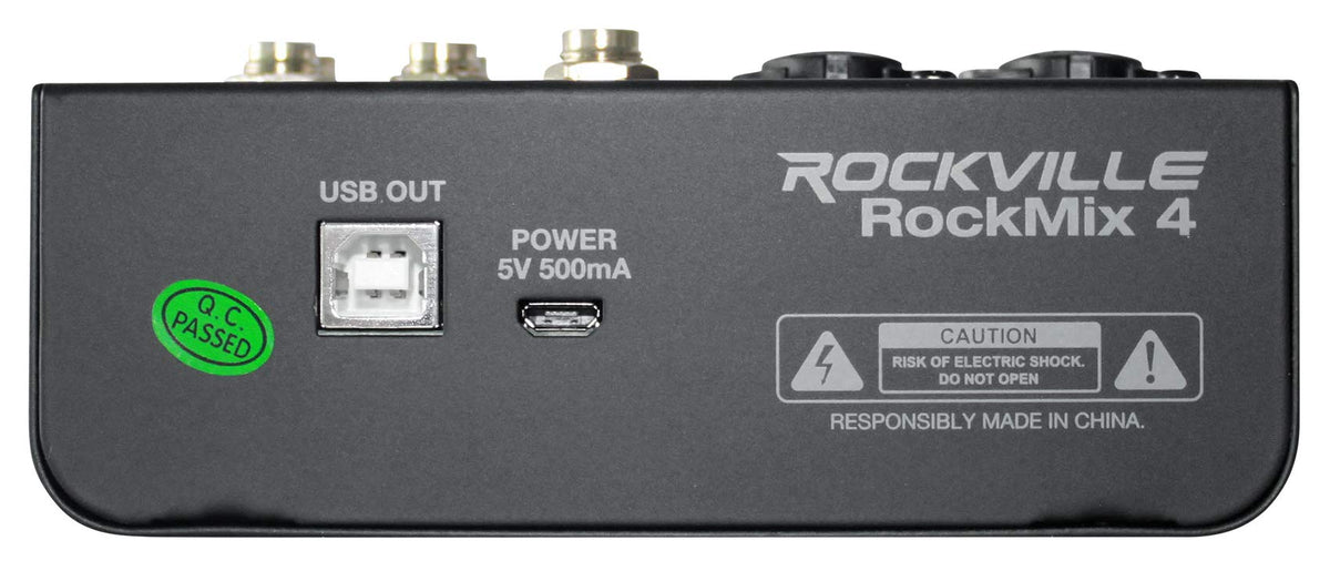 4-Channel Pro Recording Mixer with USB Interface O324105