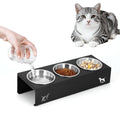 15° Tilted Stainless Steel Cat Bowls 3 Pack R791515