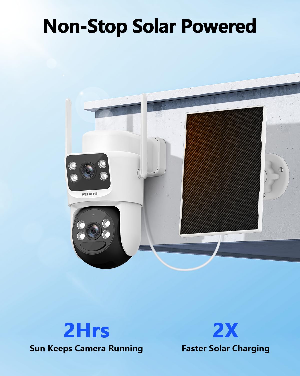 Wireless Security Camera System with 10" HD Monitor O73215
