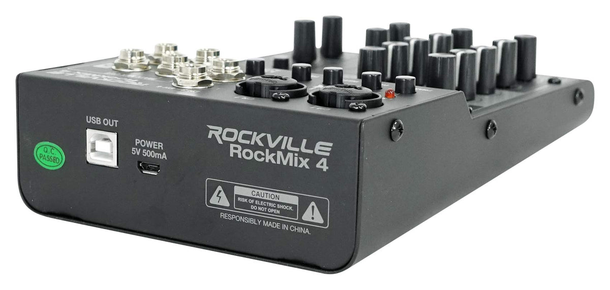 4-Channel Pro Recording Mixer with USB Interface O324105