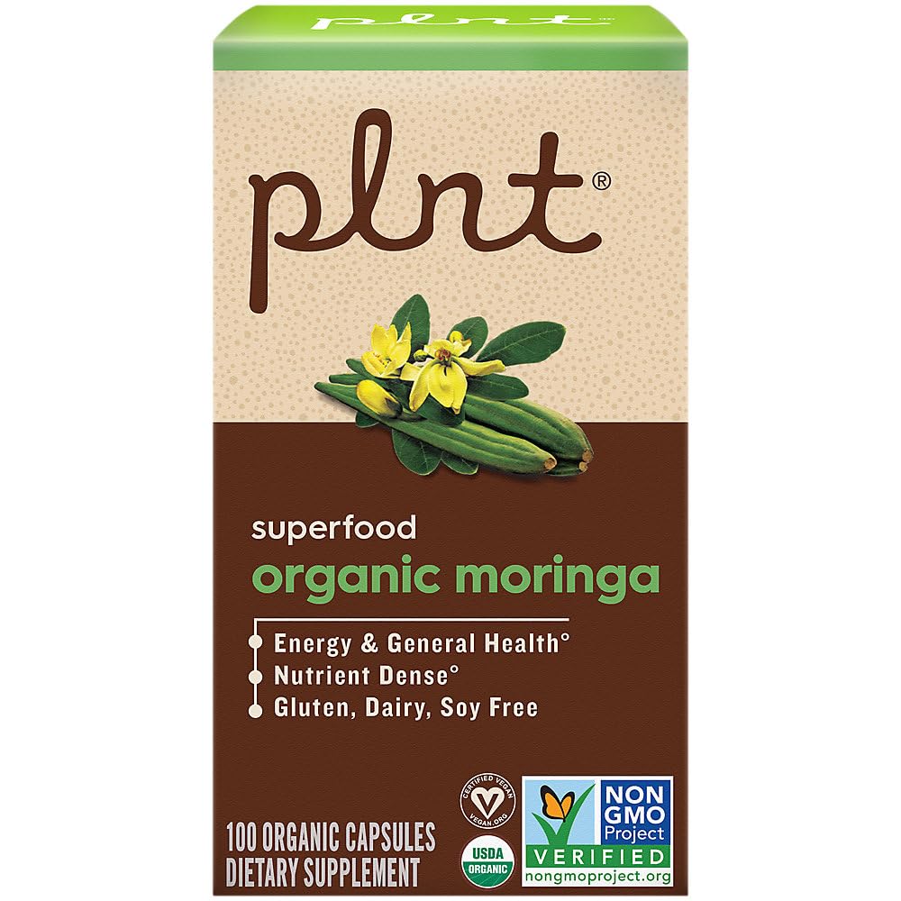 Organic Moringa 1,000 MG 100 Capsules Z364