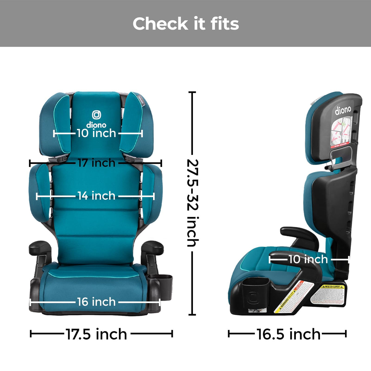 2-in-1 High Back Booster with Cupholder G568641