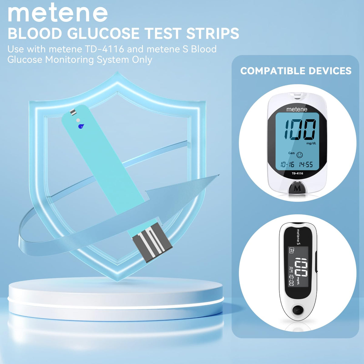 Blood Glucose Test Strips, 100 Count P291