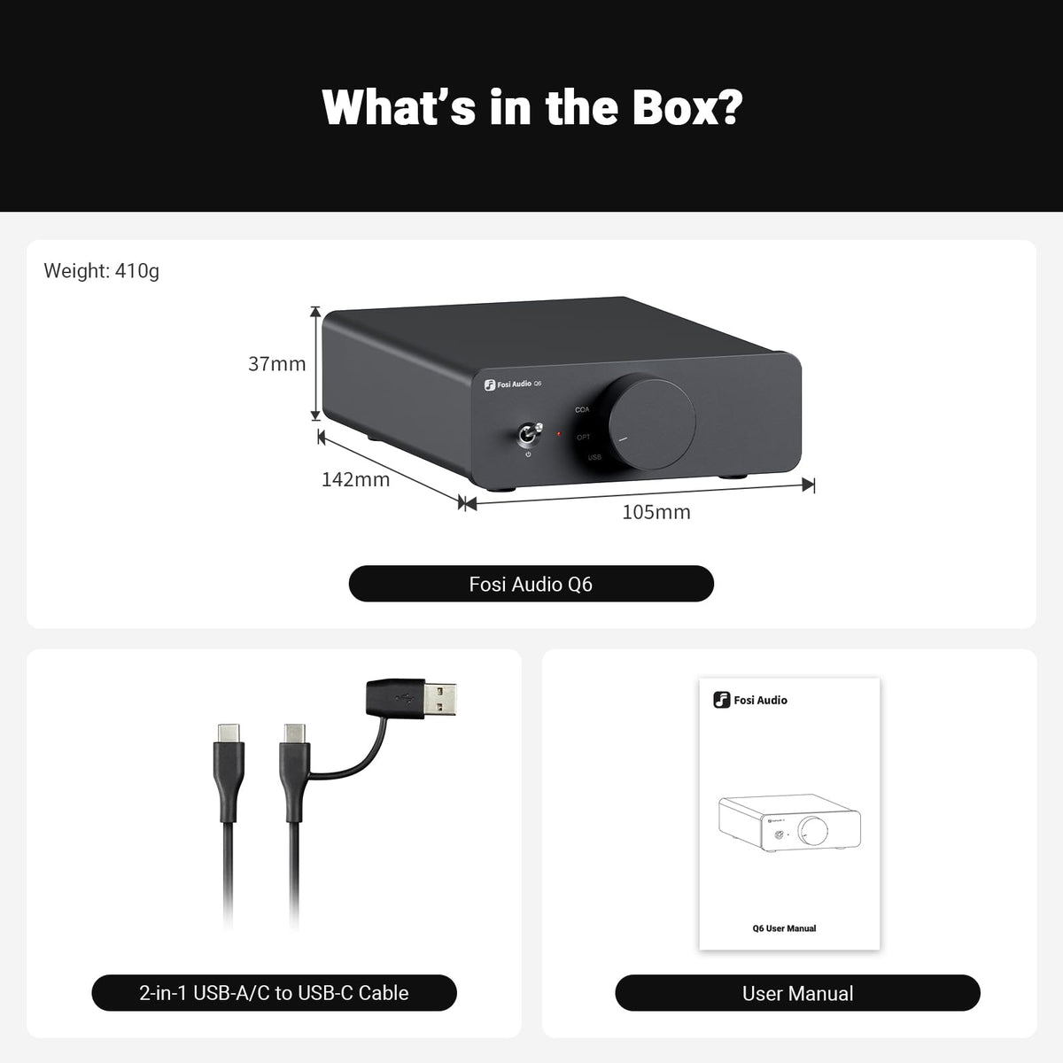 USB-C Digital to Analog Audio Converter, 32Bit/768kHz DAC T78493