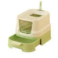 Large Top Entry Cat Litter Box with Lid and Scoop N282488