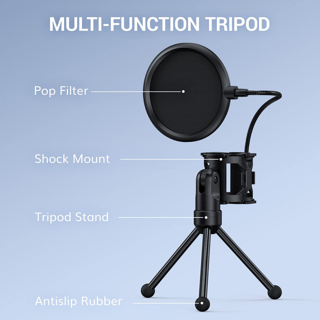 USB Condenser Microphone with Boom Arm B848