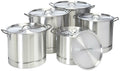 10 Pcs Aluminum Stock Pot Set With Steamer F44384