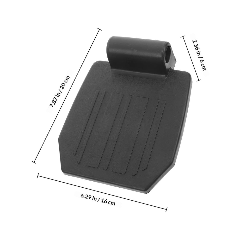 2pcs Heavy Duty Wheelchair Footrest Pedal Replacement Footplates with Leg Pads Y18533