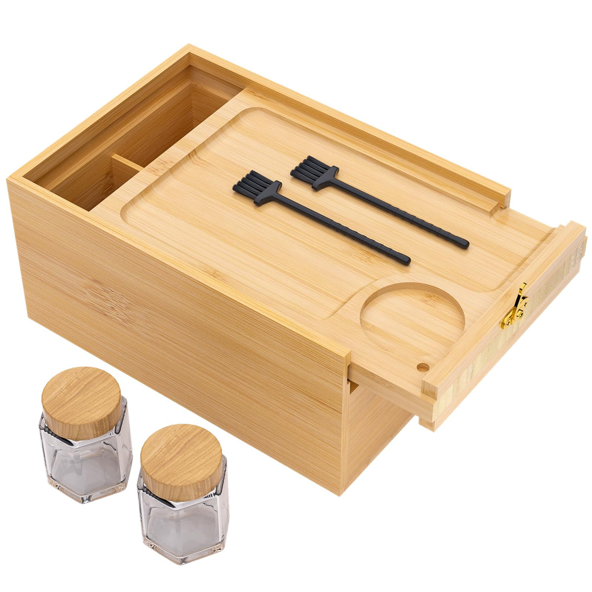 Bamboo Storage Box with Lid G7319