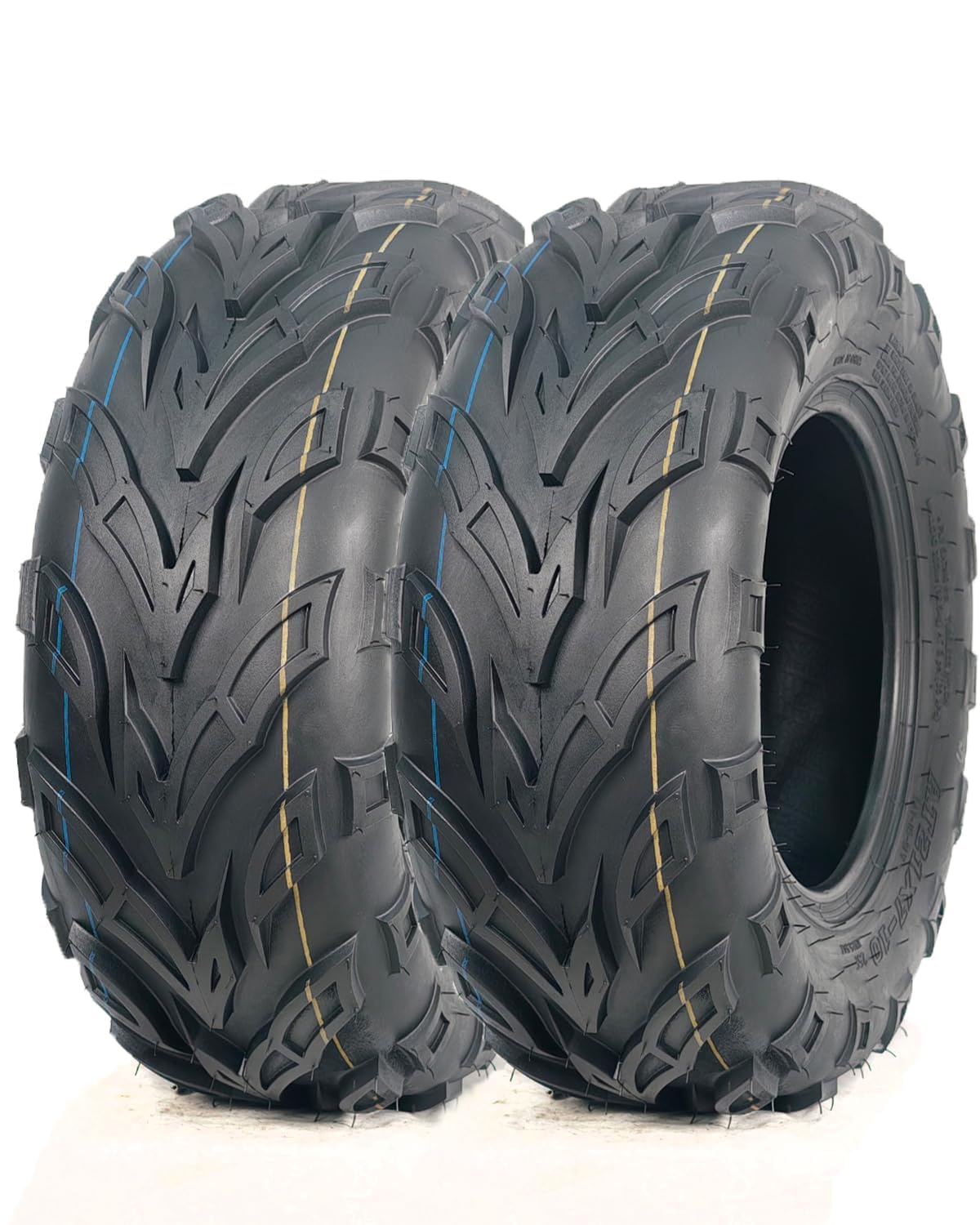 2 Pack 19x7-8 ATV Tires 4PR Tubeless All Terrain Q5485