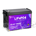 24v 100ah LiFePO4 Lithium Battery with 100A BMS M776