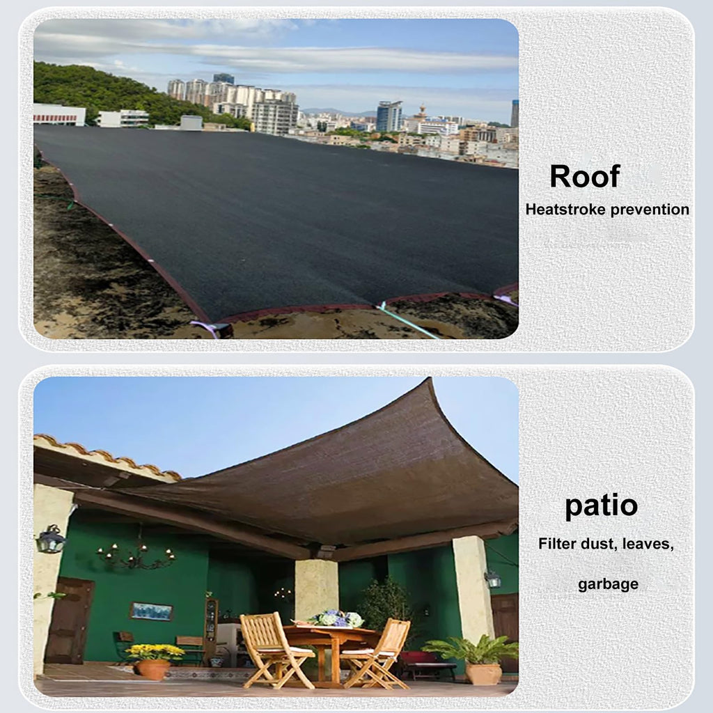 80-90% UV Protection Shade Cloth with Grommets 8x8m Y8062
