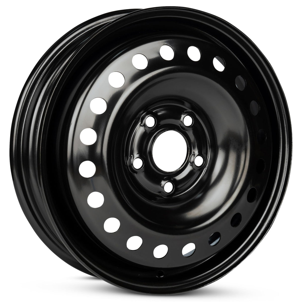 16 Inch Black Steel Rim J3834
