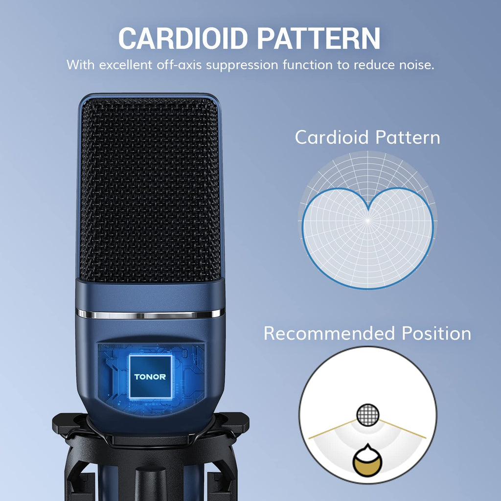 USB Condenser Microphone with Boom Arm B848