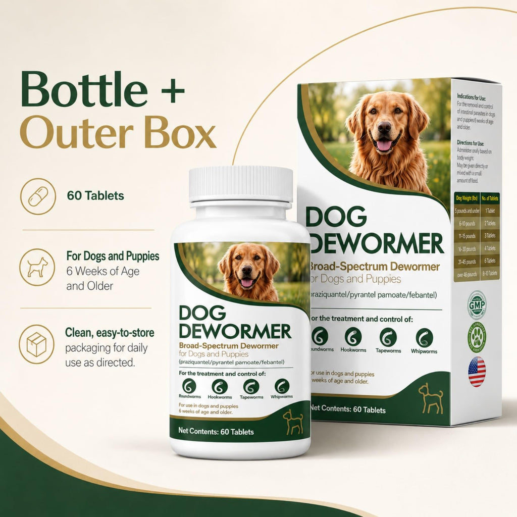 Dewormer for Dogs, 60 Tablets M740735