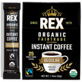 Organic Fairtrade Medium Roast Instant Coffee Sticks 25 Count A2348