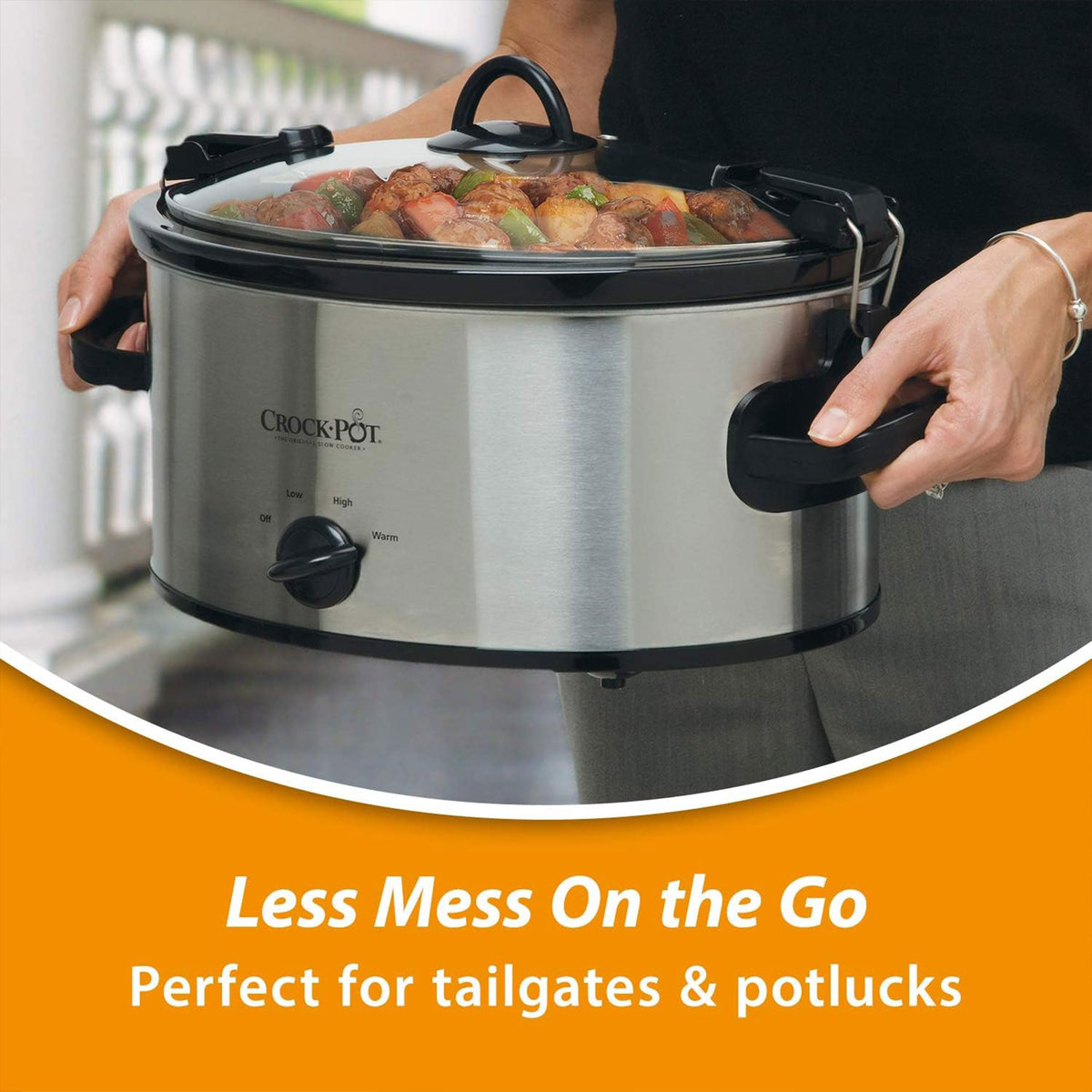 6-Quart Oval Portable Slow Cooker U170