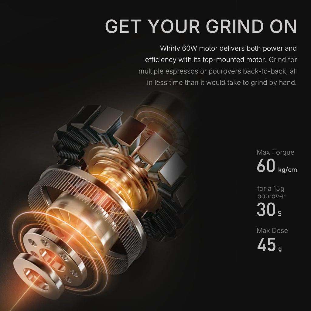 Portable Electric Burr Coffee Grinder with 30 Settings X11841