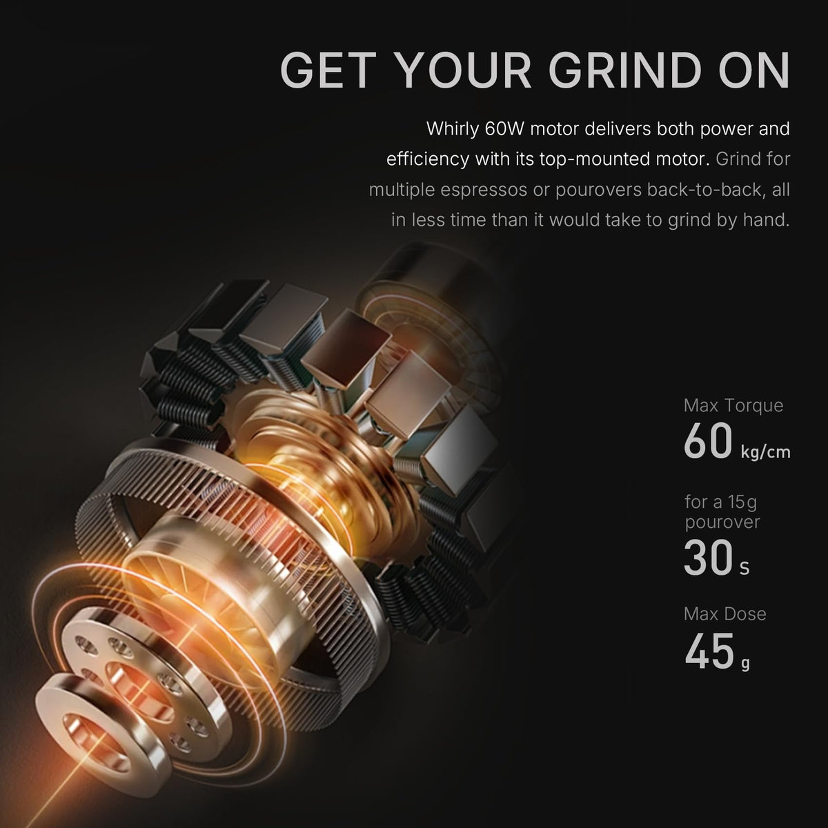Portable Electric Burr Coffee Grinder with 30 Settings X11841