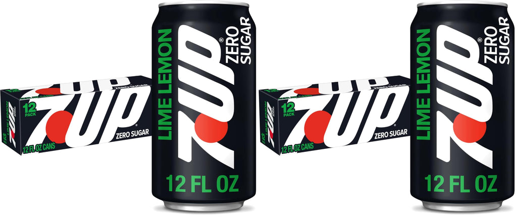 Zero Sugar 7-Up Soda, 12 Oz (Pack of 24) R442513