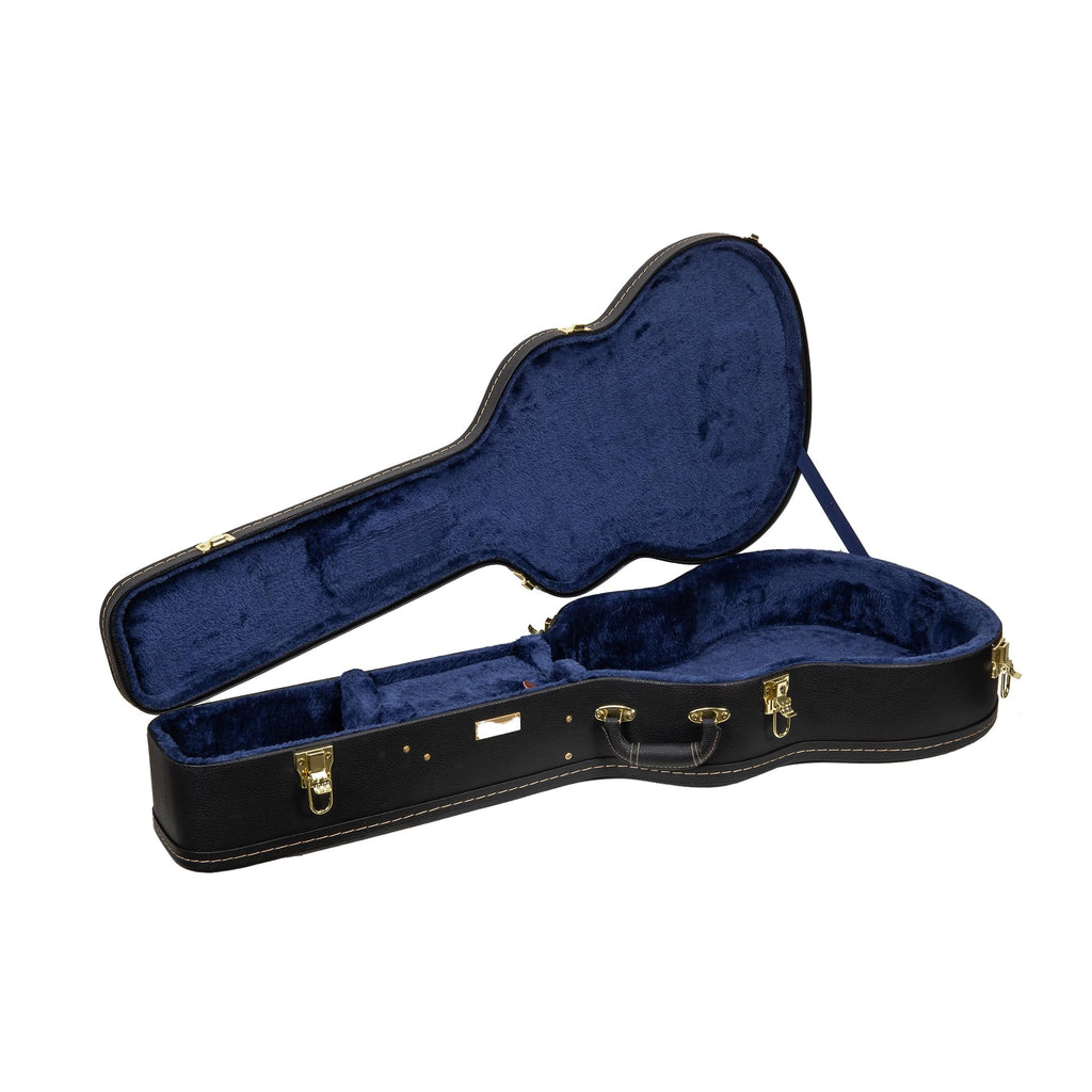 Black Wooden Case for 16" Archtop Hollow Body Jazz Electric Guitars U149