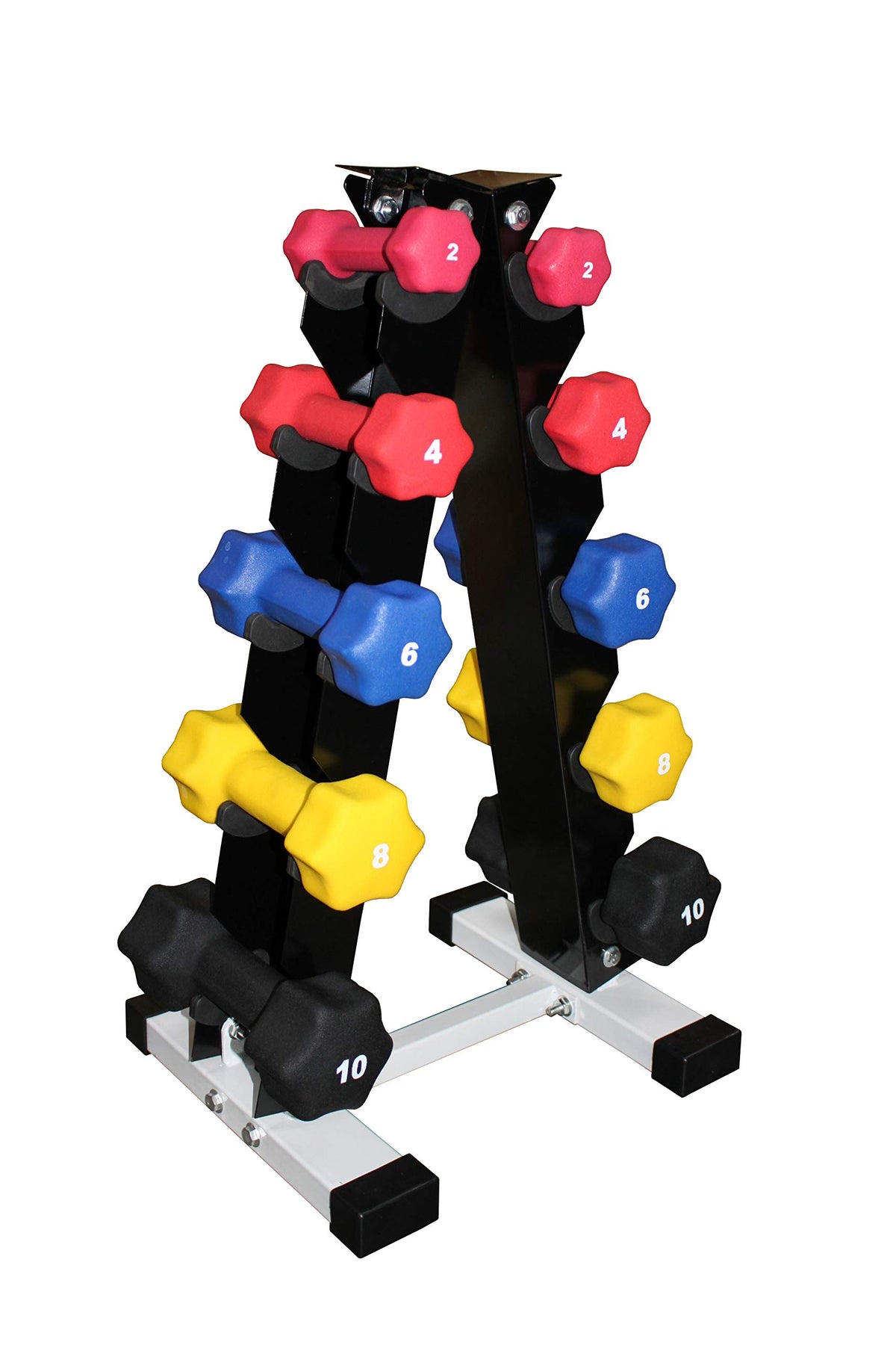 Neoprene Dumbbell Set with Rack T303755