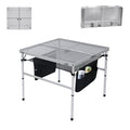 Height Adjustable Aluminum Folding Table F1051
