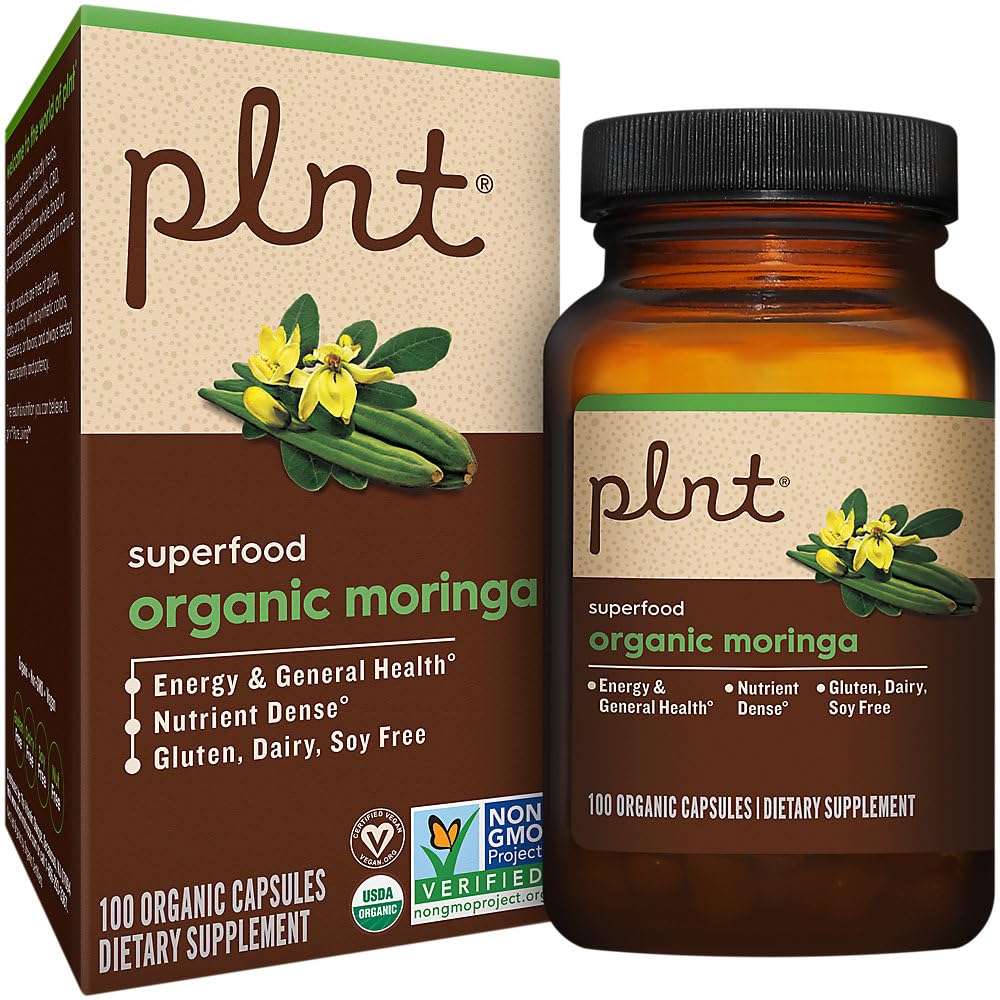 Organic Moringa 1,000 MG 100 Capsules Z364
