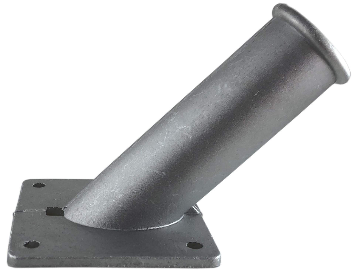 Aluminum Flag Pole Bracket Fits 1.25'' Poles Gray F89119
