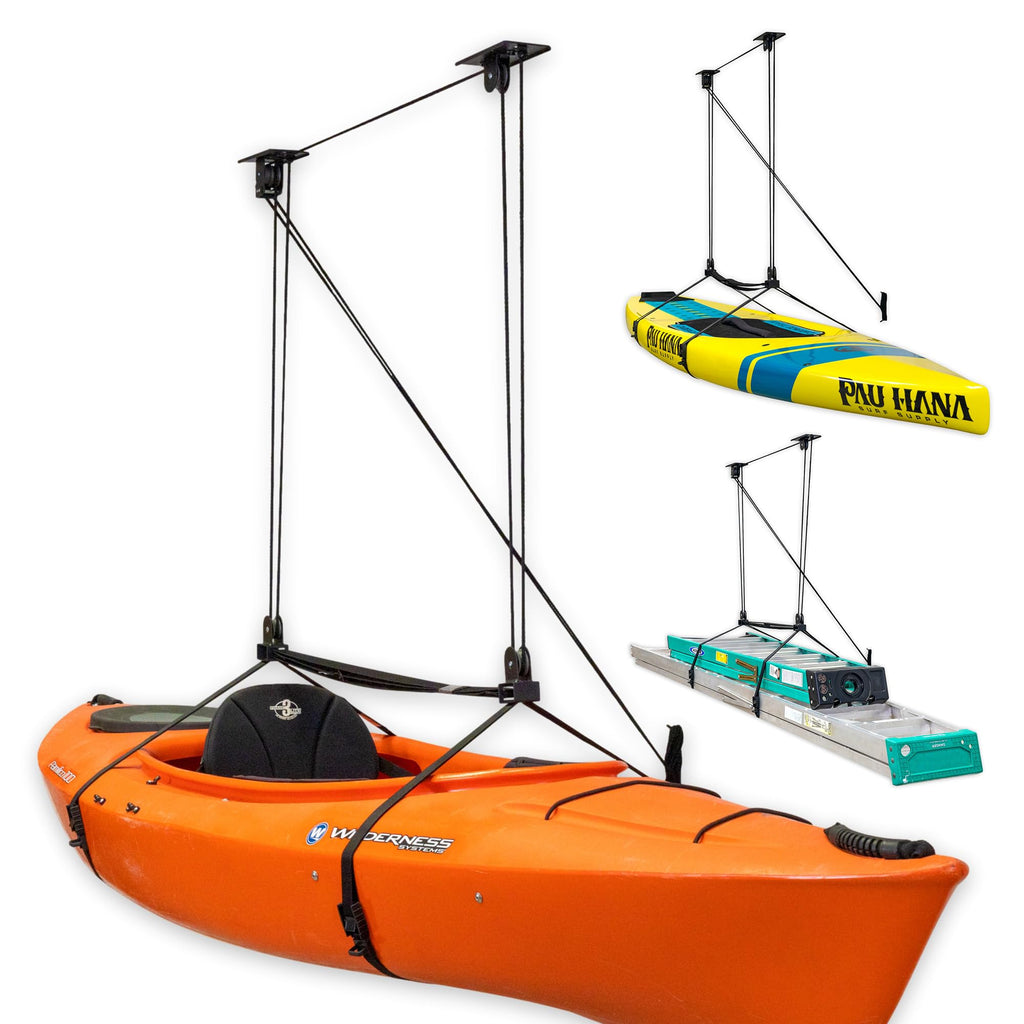 Kayak and Canoe Ceiling Hoist Storage Rack Y73369