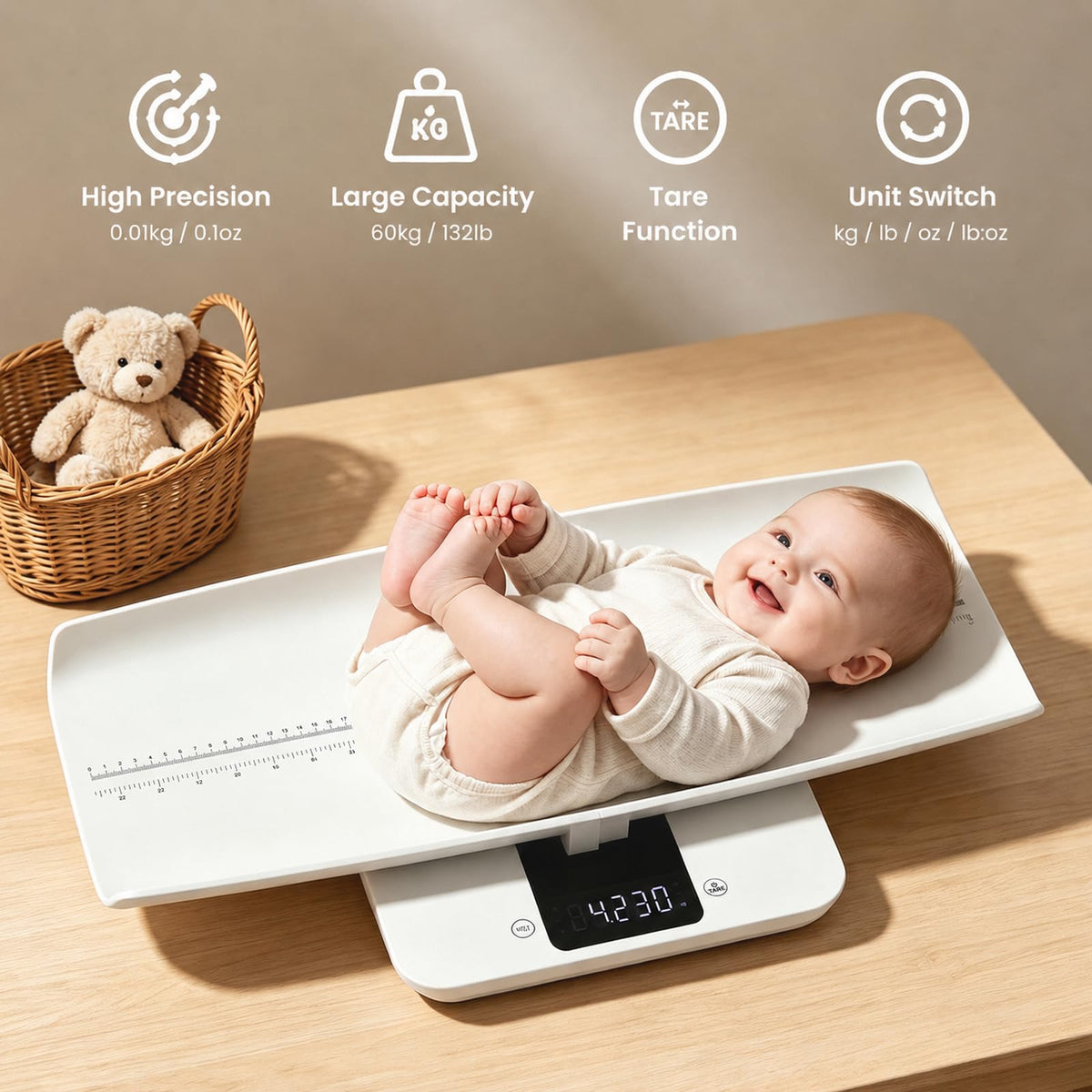 Baby Scale & Pet Scale with Hold Function X203
