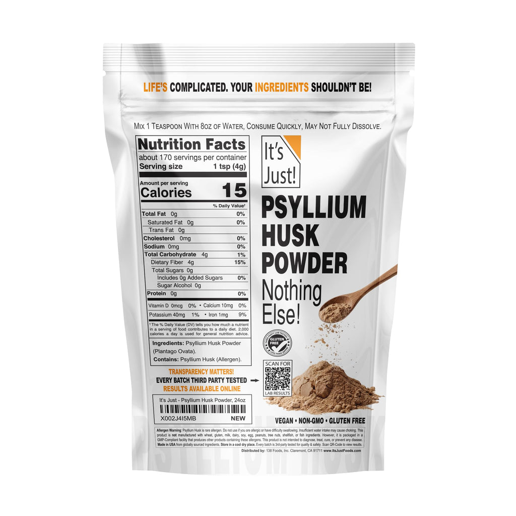 Psyllium Husk Powder Unflavored 24oz H104