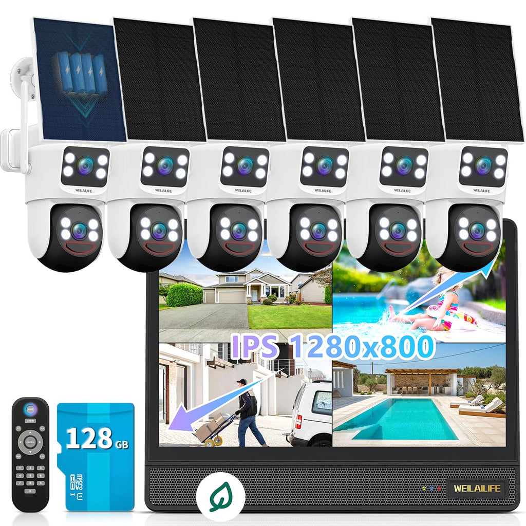 Wireless Security Camera System with 10" HD Monitor O73215