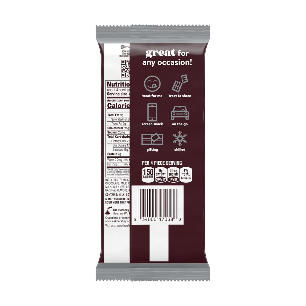 Milk Chocolate Candy Bars 4.4 oz 12 ct K702