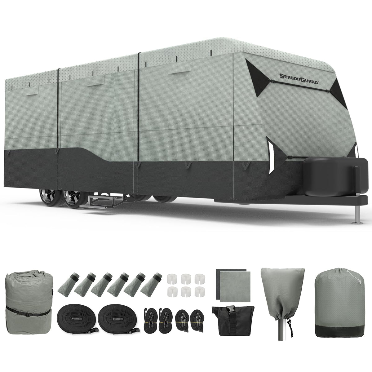 14-16 ft Waterproof Travel Trailer Cover N82381