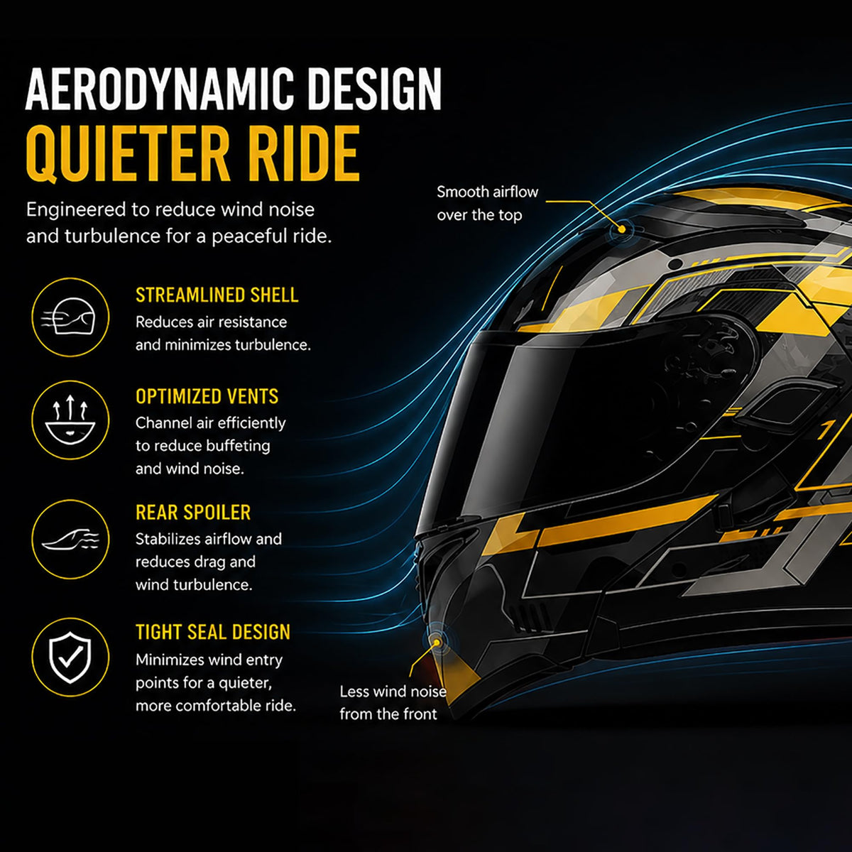 Bluetooth Modular Flip Up DOT Approved Full Face Motorcycle Helmet U180344